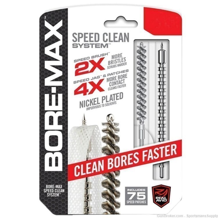 2 Packs of Real Avid Bore-Max Speed Cleaner for .22/.223/5.56mm NIB!-img-0