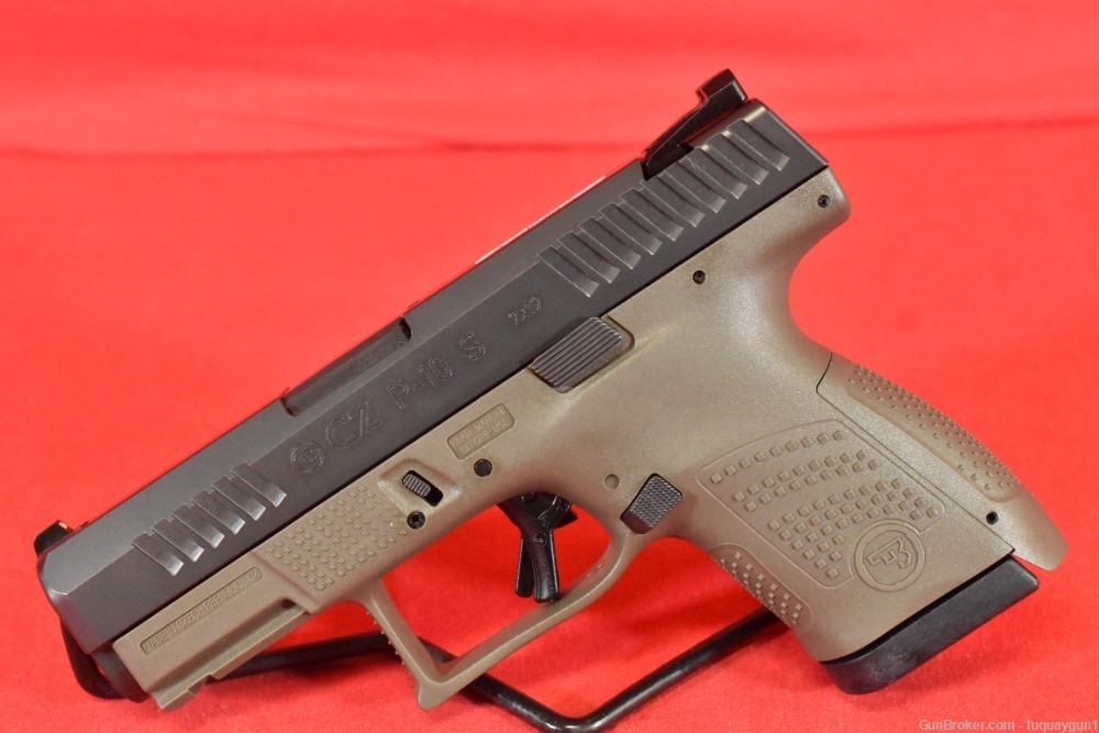 CZ P-10 S OD Green 9mm 3.5" 12rd Sub Compact 91565 P-10-P10-S-img-2