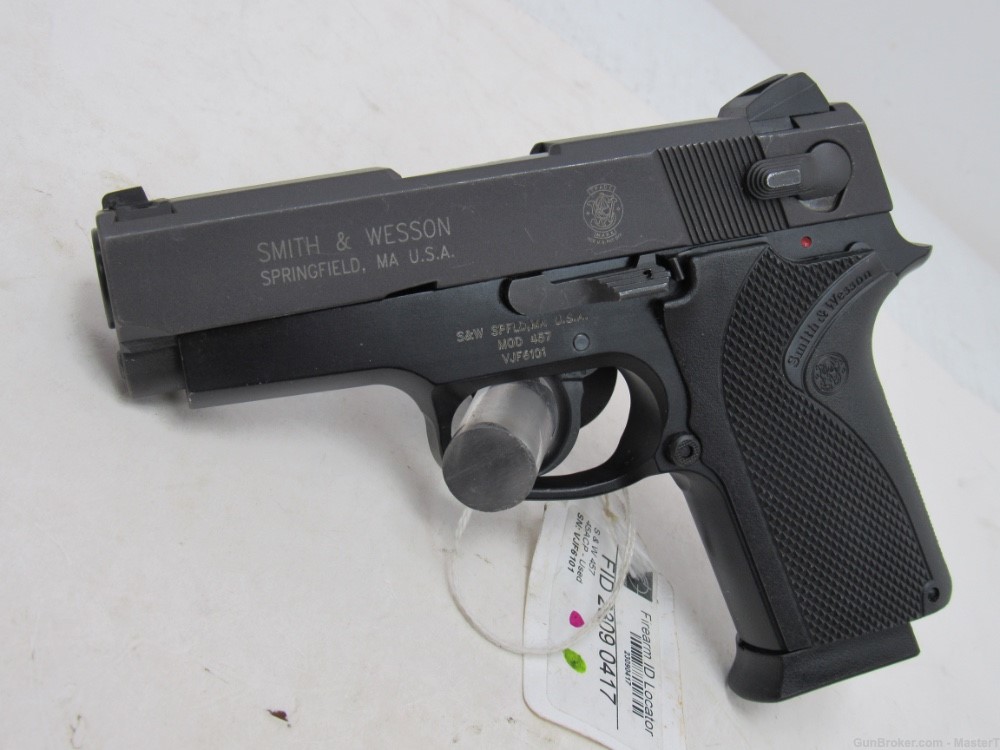 Smith & Wesson Model 457 $.01 Start No Reserve 45 ACP SA/DA-img-0
