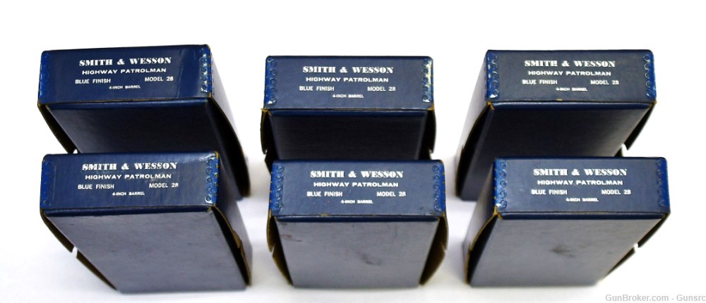 VINTAGE SMITH & WESSON HIGHWAY PATROLMAN MODEL 28 4" BOX LOT NR-img-6