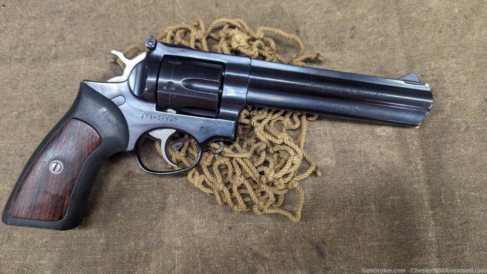Ruger GP-100 blue 6" .357 Mag revolver-img-0