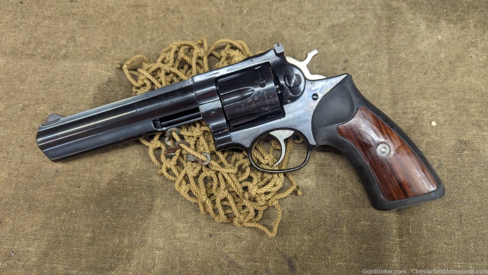 Ruger GP-100 blue 6" .357 Mag revolver-img-1