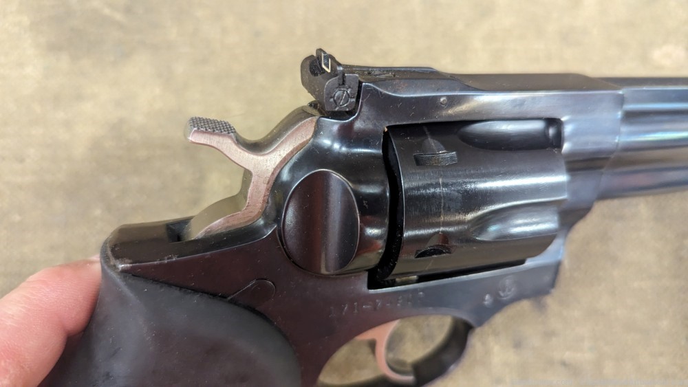 Ruger GP-100 blue 6" .357 Mag revolver-img-9