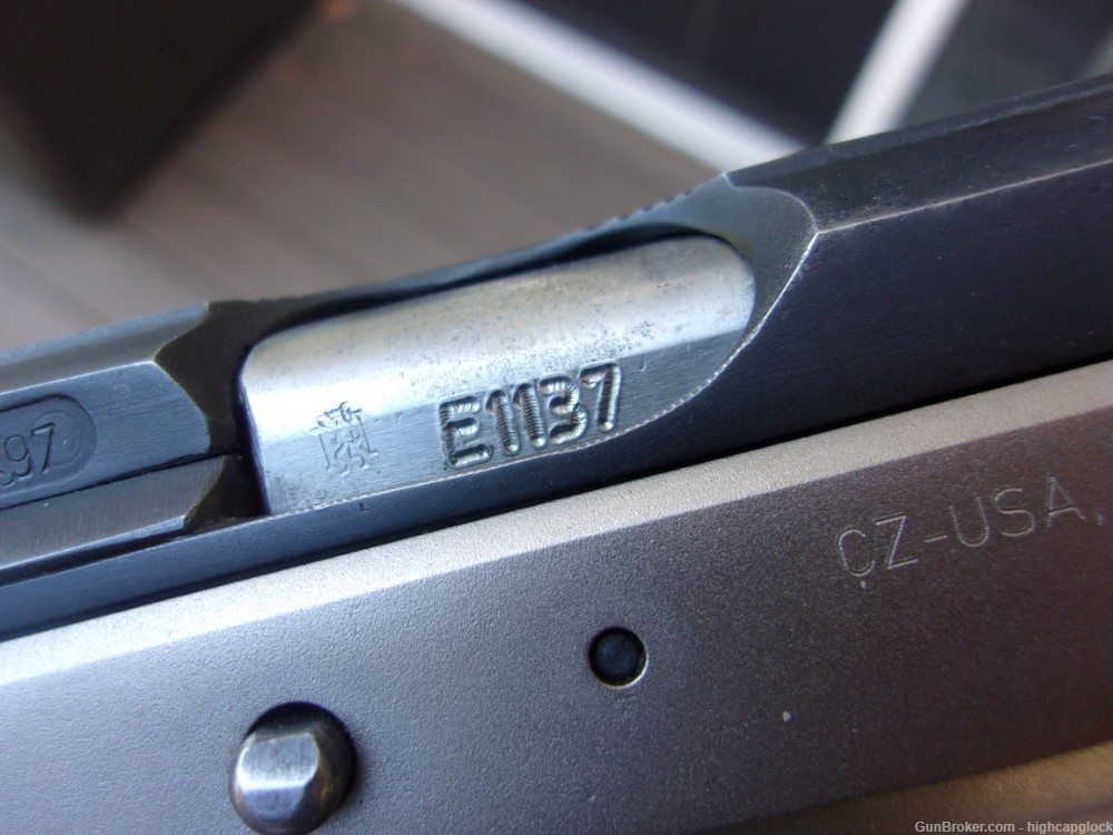 CZ 75 Compact 9mm 3.75" Pistol Two Tone REAL NICE Semi Auto $1START-img-9