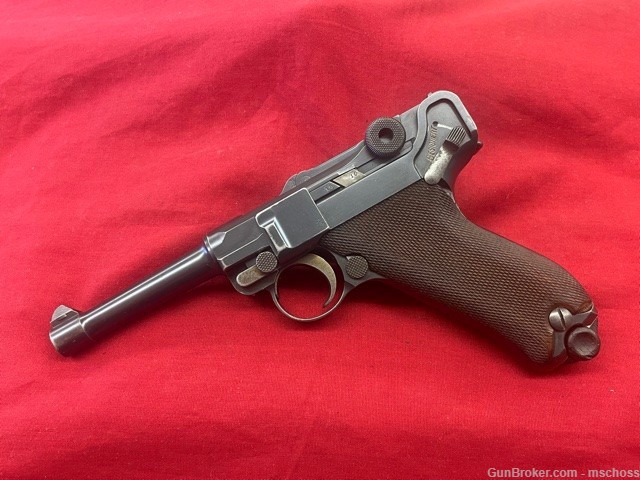 DWM German 1911 P08 Luger WWI WWII 9mm - Matching Numbers Except Magazine-img-3