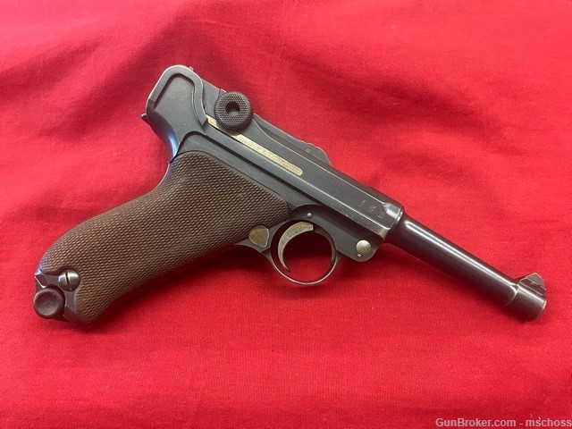 DWM German 1911 P08 Luger WWI WWII 9mm - Matching Numbers Except Magazine-img-118