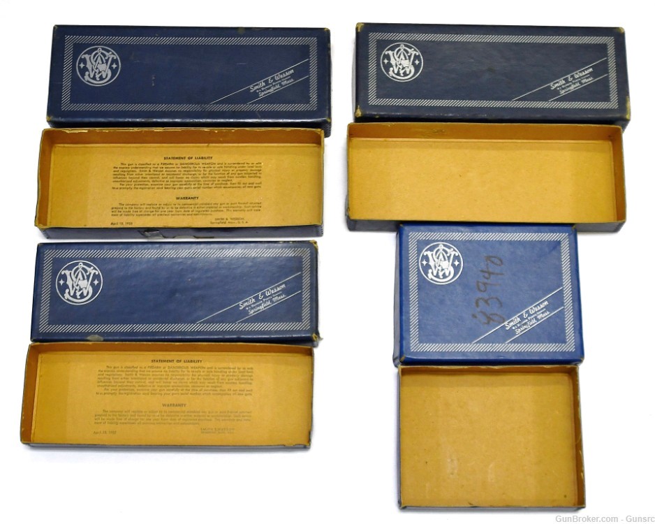 VINTAGE SMITH & WESSON BOX LOT 2 M19'S, 1 M39/59, 1 M14 NO RESERVE-img-3