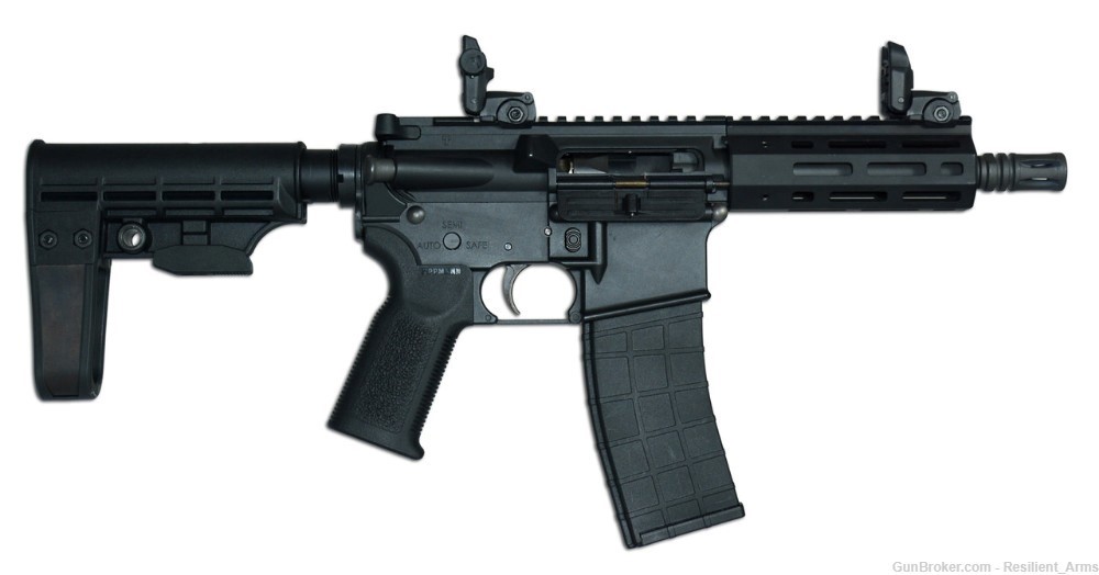 Tippmann Arms M4-22 MICRO Elite Pistol W/Brace Free Shipping-No CC Fee-img-0