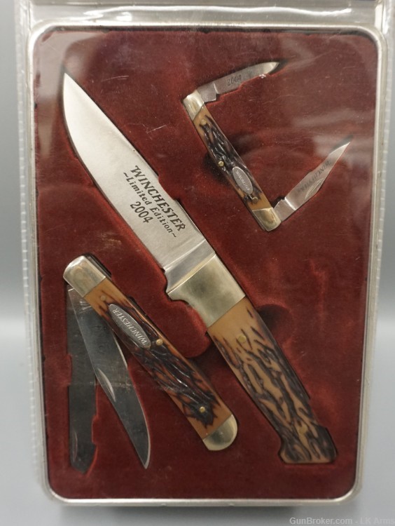 WINCHESTER 2004 LIMITED EDITION KNIFE SET NEW-img-1