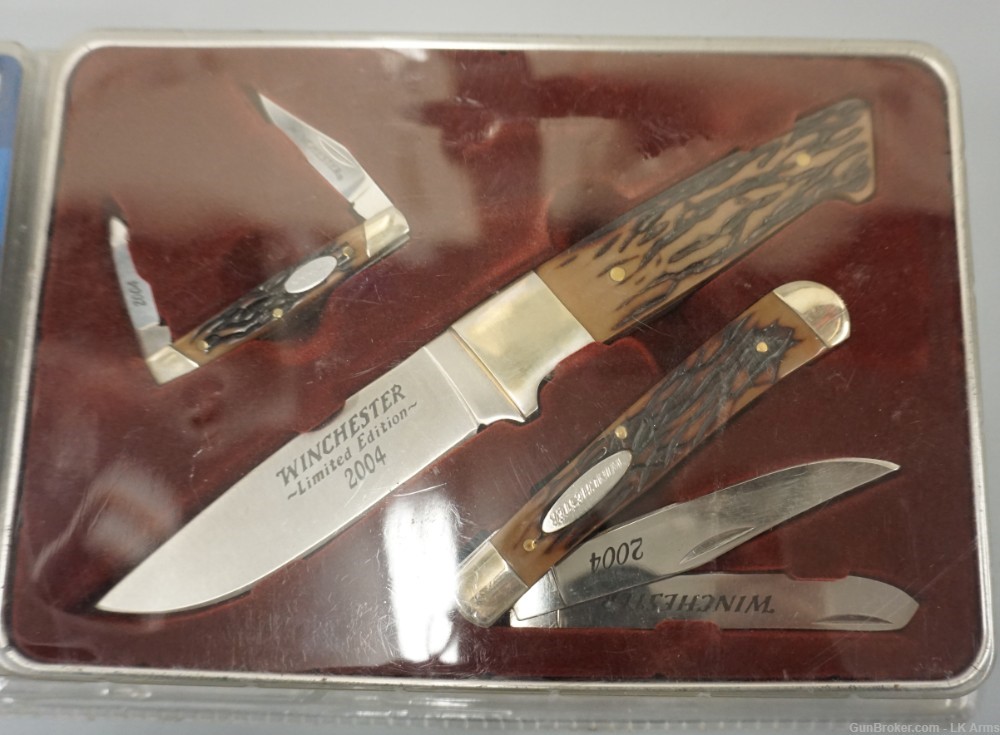 WINCHESTER 2004 LIMITED EDITION KNIFE SET NEW-img-3