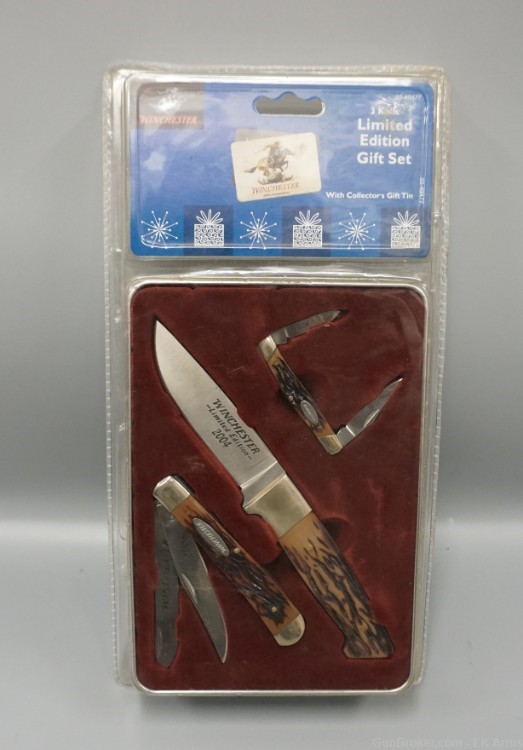 WINCHESTER 2004 LIMITED EDITION KNIFE SET NEW-img-0