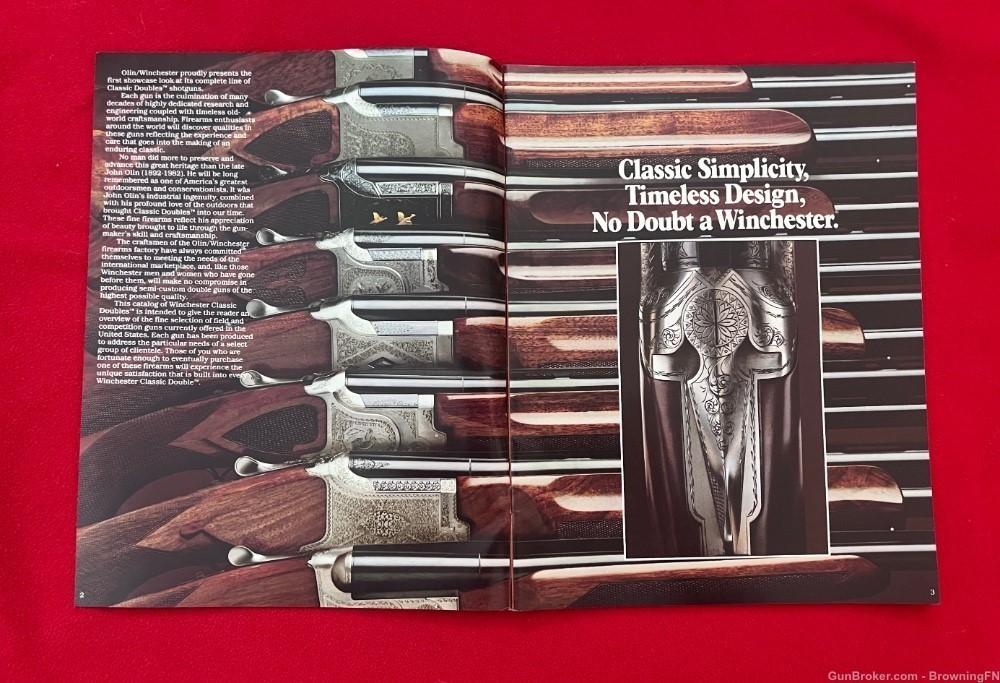 Vintage Winchester Classic Doubles Catalog All Models Shown.-img-1