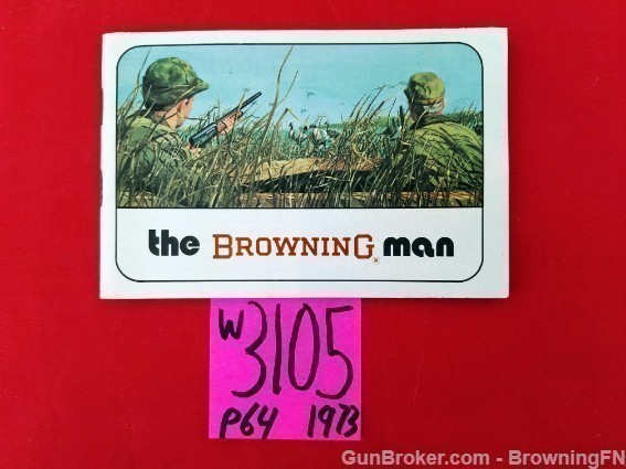 Orig Browning The Browning Man Mini Catalog 1973-img-0