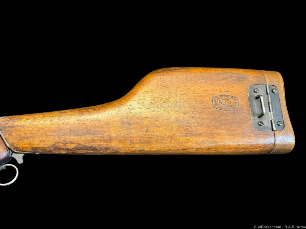 Ultra Rare German Mauser C96 Broomhandle w/Original Mauser Holster Stock -img-6