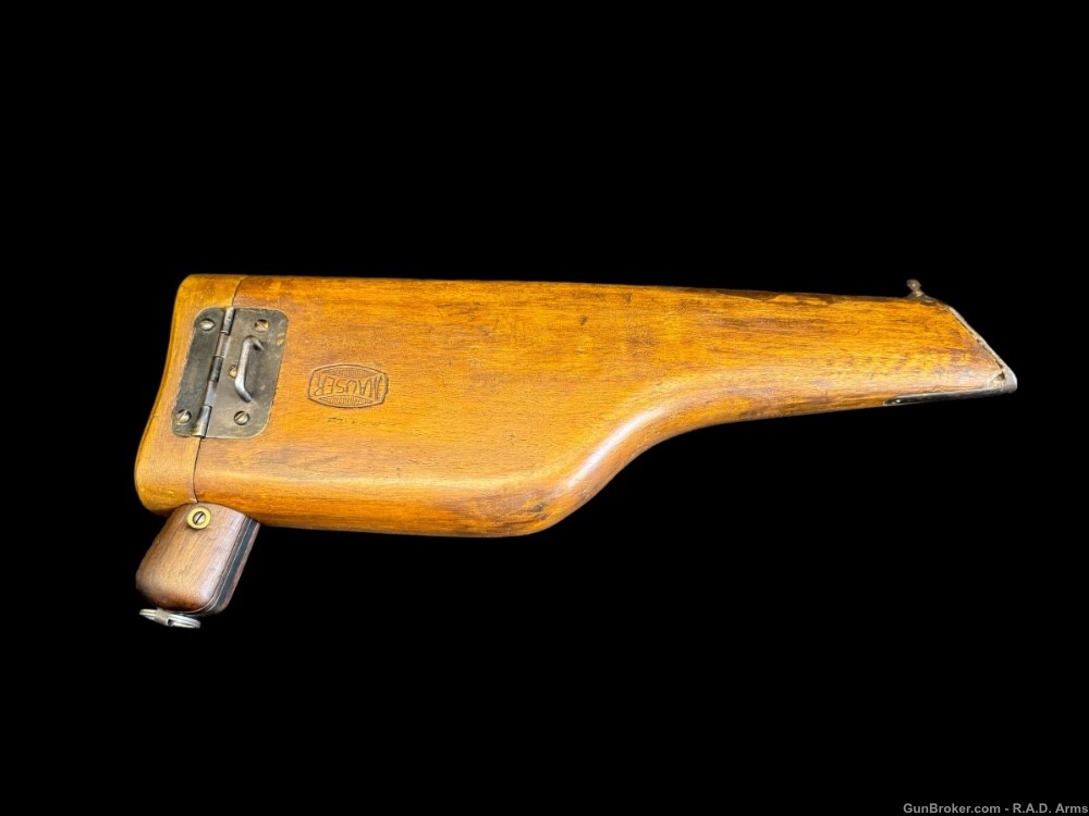 Ultra Rare German Mauser C96 Broomhandle w/Original Mauser Holster Stock -img-17