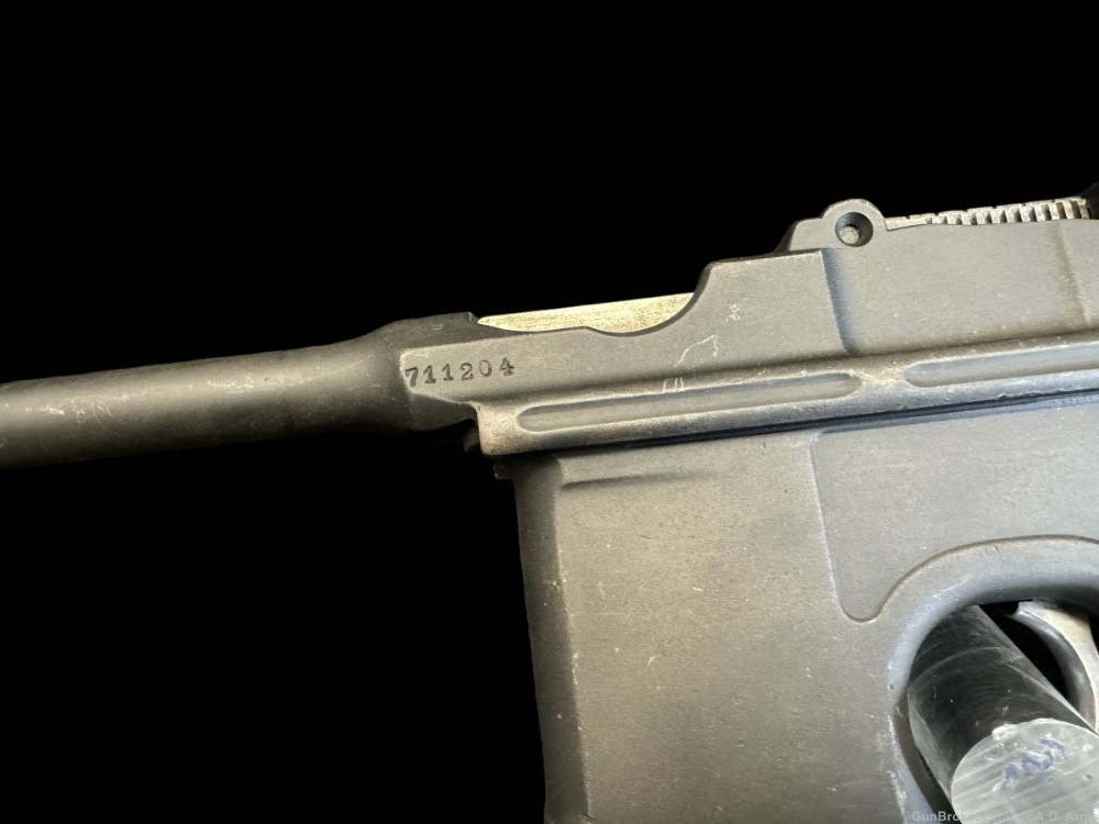 Ultra Rare German Mauser C96 Broomhandle w/Original Mauser Holster Stock -img-5