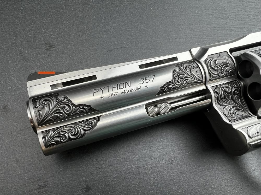 PROTOTYPE - Colt Python ENGRAVED Regal by Altamont 4.25" .357 Mag-img-1
