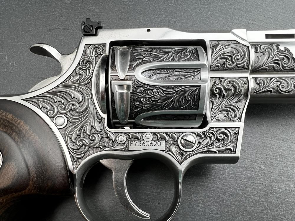 PROTOTYPE - Colt Python ENGRAVED Regal by Altamont 4.25" .357 Mag-img-6