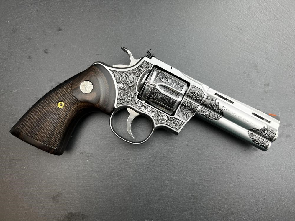 PROTOTYPE - Colt Python ENGRAVED Regal by Altamont 4.25" .357 Mag-img-9