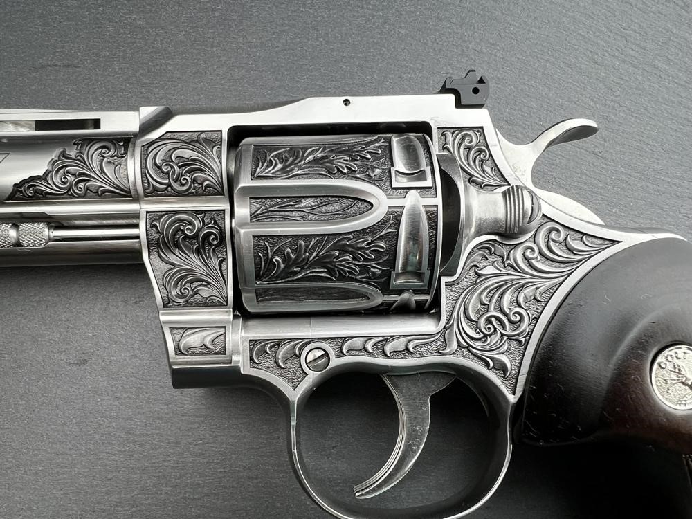 PROTOTYPE - Colt Python ENGRAVED Regal by Altamont 4.25" .357 Mag-img-2