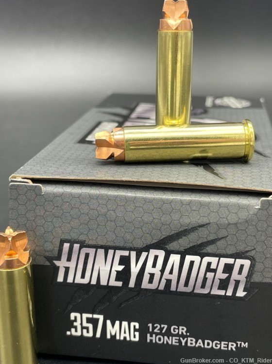 Black Hills 357 Mag HoneyBadger 127gr- Lehigh Defense Bullet-img-0