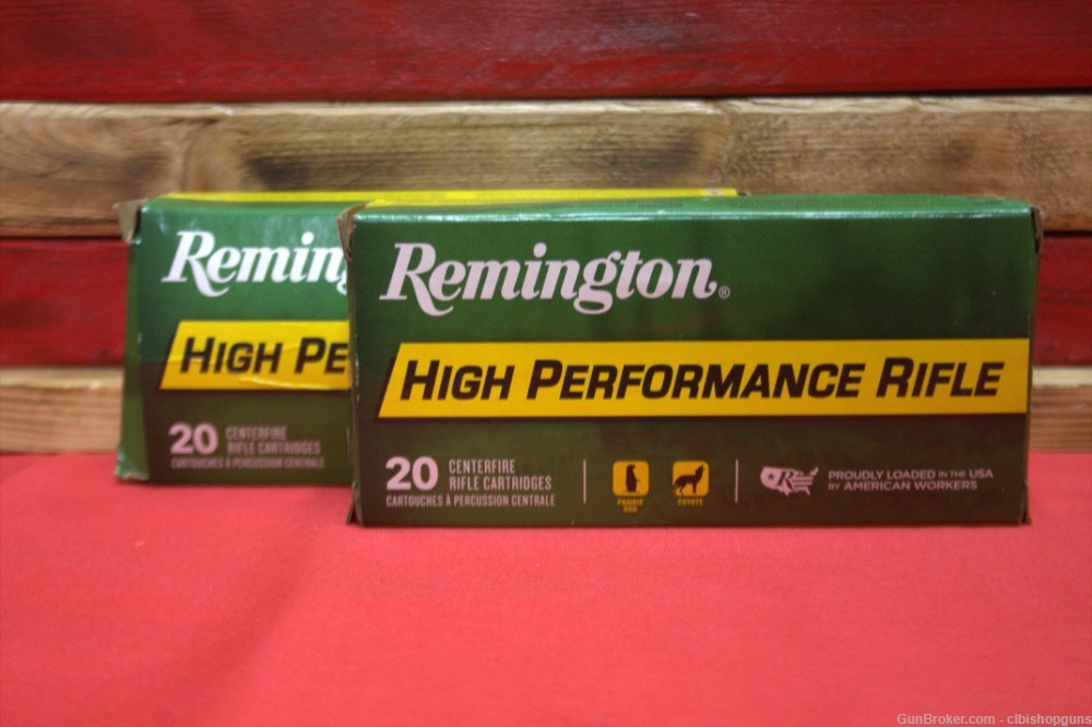 Remington 222 Remington high performance 50 grain 40 rounds ammo-img-0