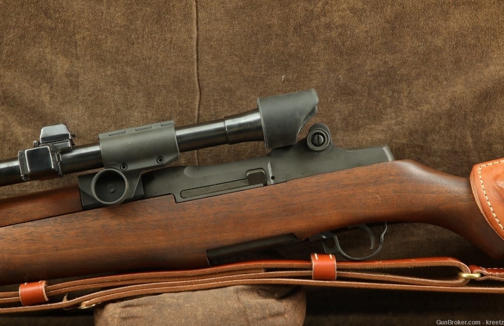 WWII Springfield M1D M1 Garand Sniper M84 .30-06 Semi Automatic Rifle C&R-img-10