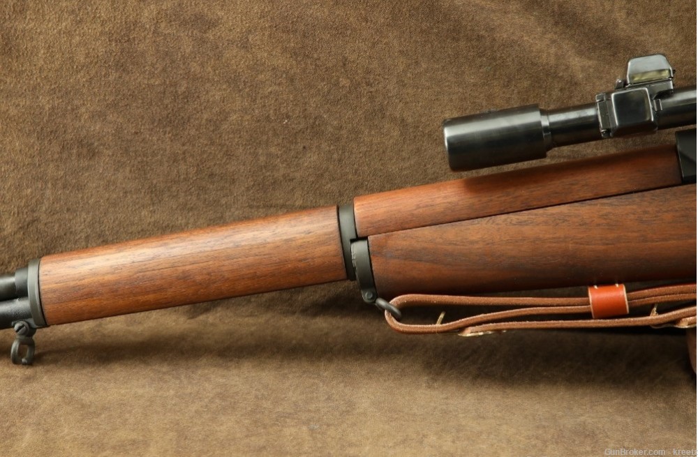 WWII Springfield M1D M1 Garand Sniper M84 .30-06 Semi Automatic Rifle C&R-img-8