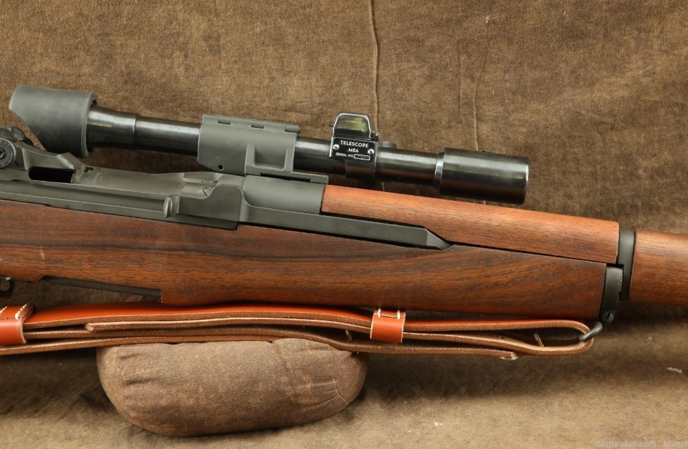 WWII Springfield M1D M1 Garand Sniper M84 .30-06 Semi Automatic Rifle C&R-img-3
