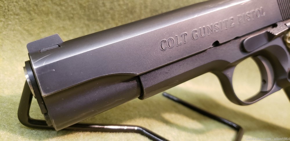 Colt Gunsite Pistol Semi Auto 45 ACP Black Good Shape-img-12