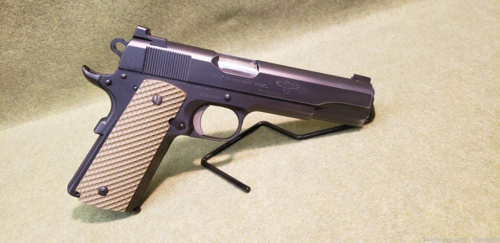 Colt Gunsite Pistol Semi Auto 45 ACP Black Good Shape-img-3