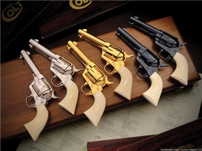 Three Consecutive Colt 3rd Gen Single Action Army Revolvers