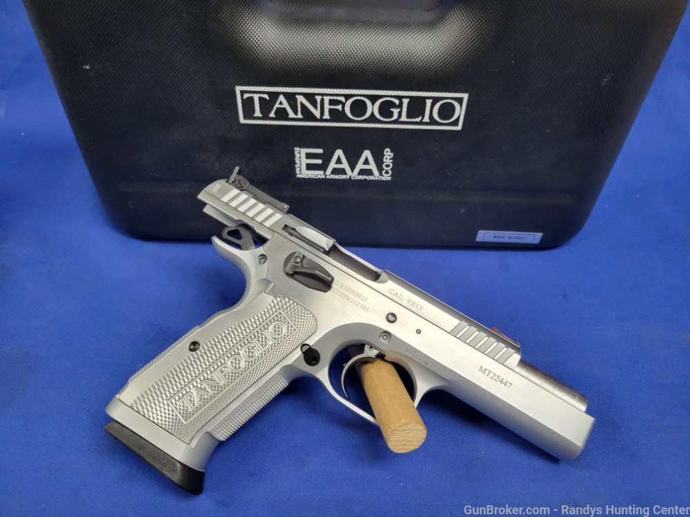 EAA Tangfolio Witness Stock II 9mm Semi-Auto Steel Frame Pistol-img-1