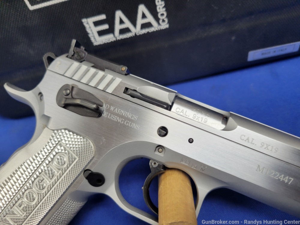 EAA Tangfolio Witness Stock II 9mm Semi-Auto Steel Frame Pistol-img-5