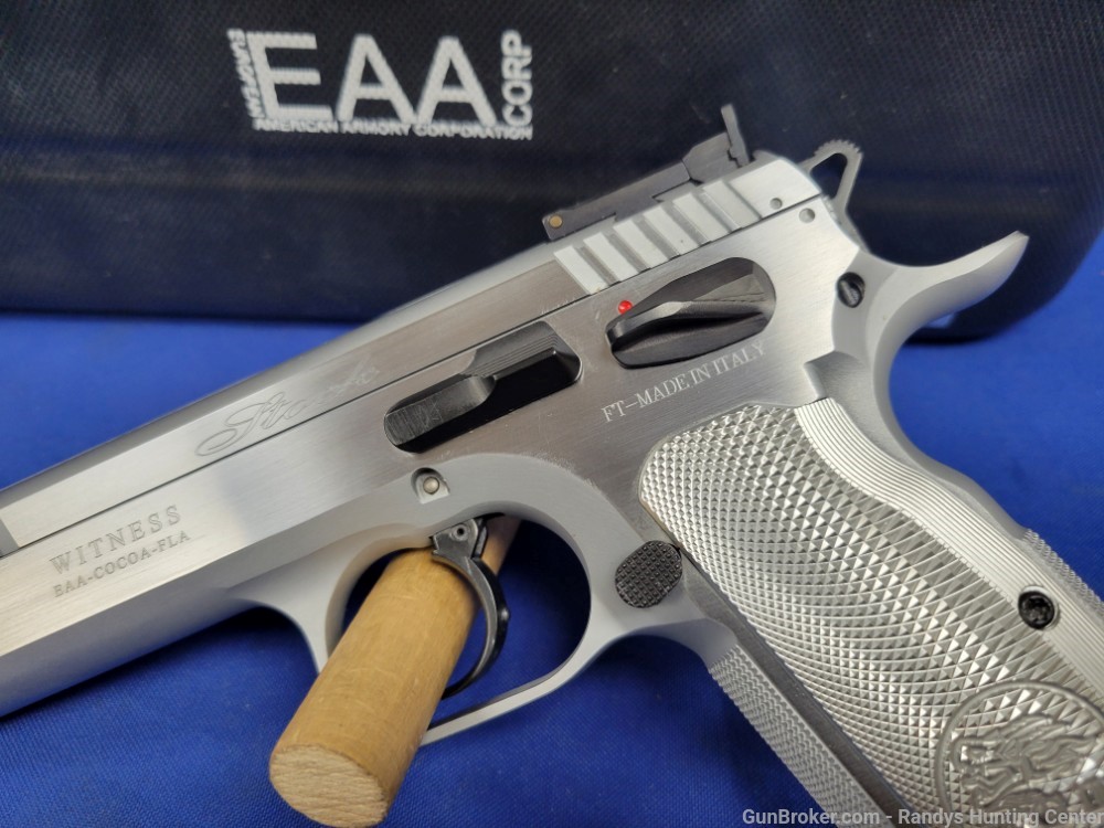 EAA Tangfolio Witness Stock II 9mm Semi-Auto Steel Frame Pistol-img-8