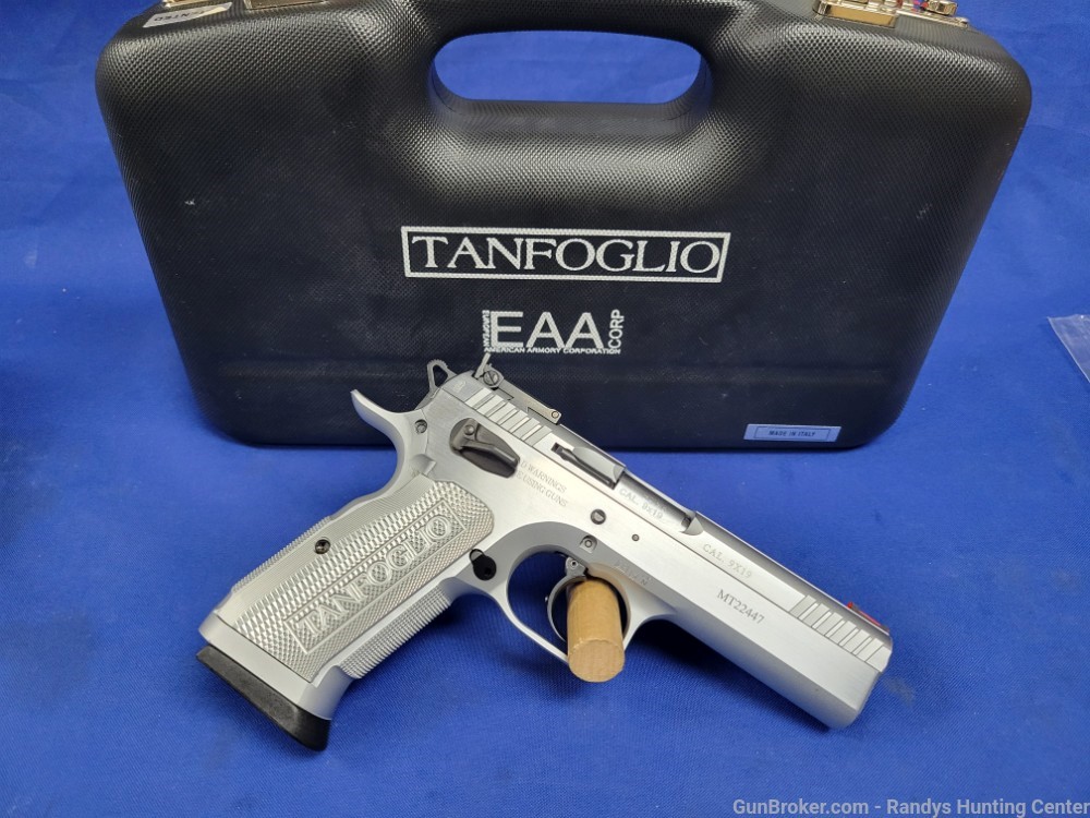 EAA Tangfolio Witness Stock II 9mm Semi-Auto Steel Frame Pistol-img-2