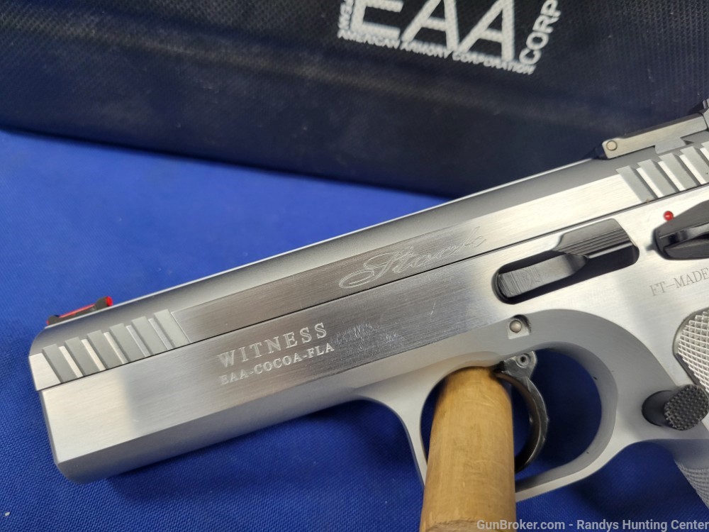 EAA Tangfolio Witness Stock II 9mm Semi-Auto Steel Frame Pistol-img-7