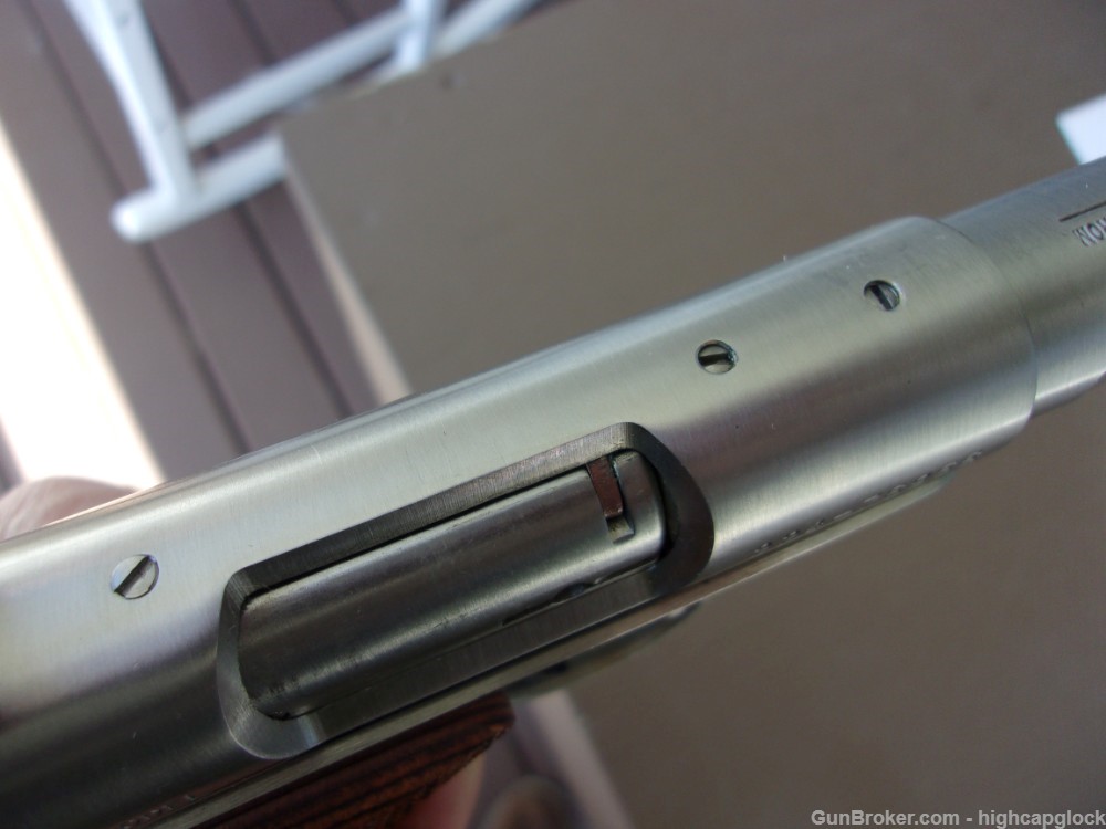 Ruger Mark II Competition Target .22 Slab Side Stainless 7" Pistol $1START-img-15