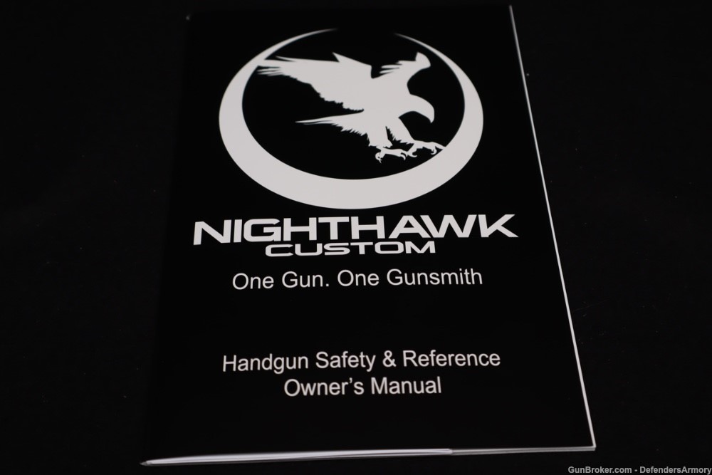 Nighthawk Custom Agent 2 IOS Optic Ready GOV Recon 9MM Black Nitride Gold  -img-21