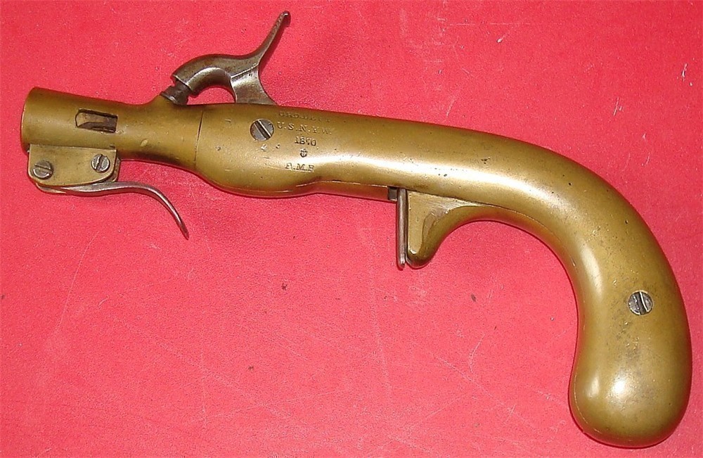 USN Model 1861 Coston Flare / Signal Pistol -1870-img-0