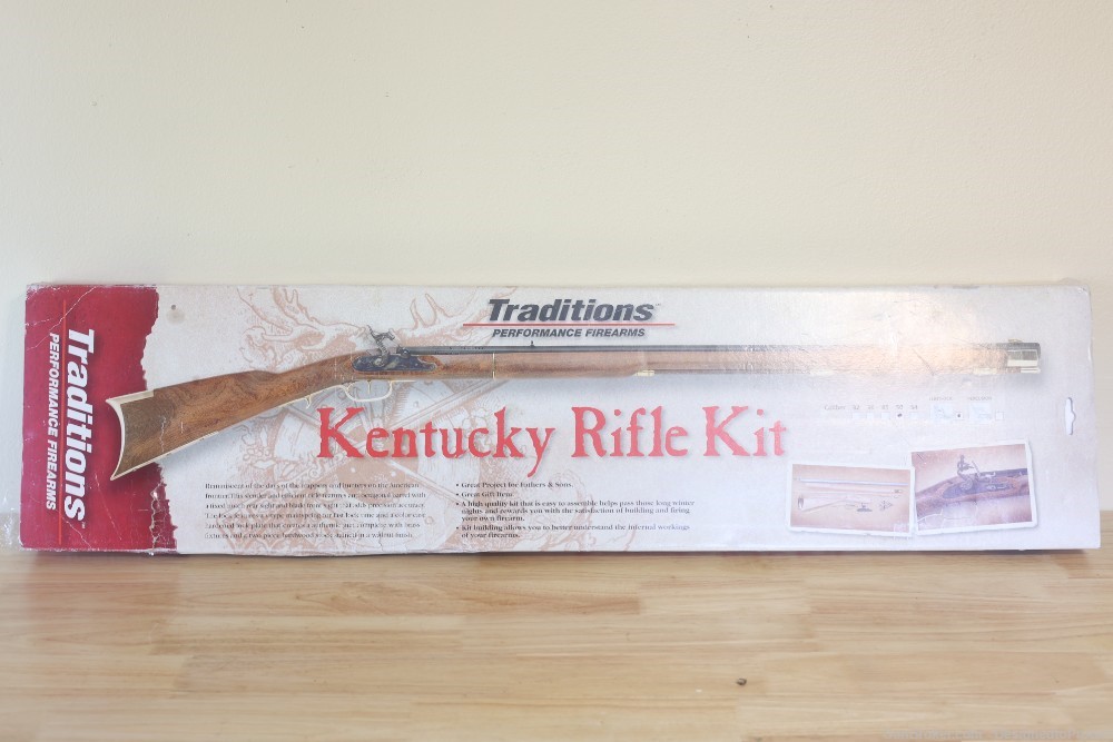 Kentucky Rifle Kit Flintlock .50 Cal - Traditions Performance Firearms-img-0