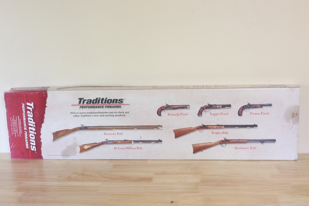 Kentucky Rifle Kit Flintlock .50 Cal - Traditions Performance Firearms-img-1