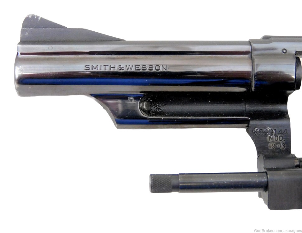 Smith & Wesson Model 19 -3 Blued Revolver 4" Fluted Cylinder 1967-77-img-5