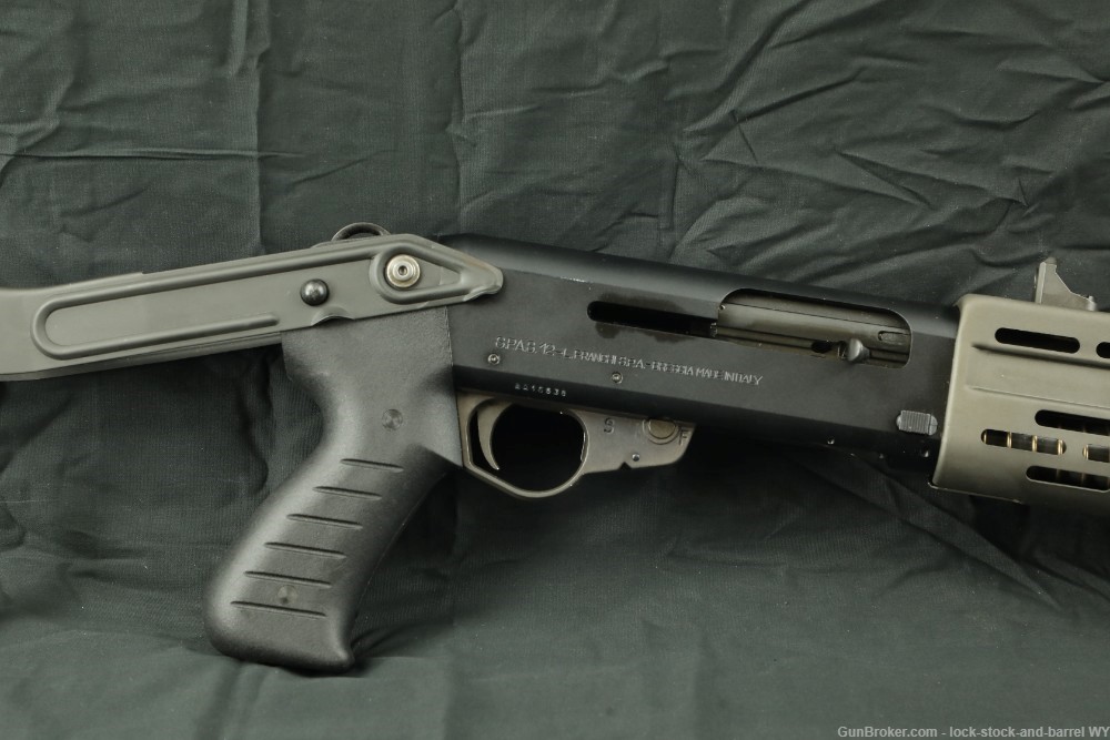 Franchi 12g Semi-Auto/Pump Action SPAS-12 Folding Stock Combat Shotgun 1987-img-4
