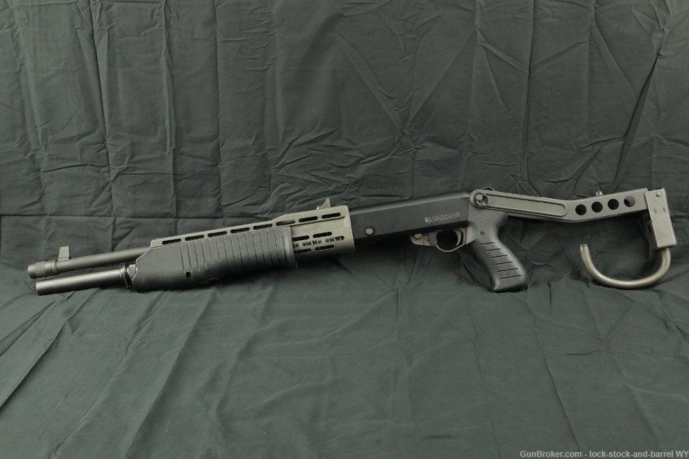 Franchi 12g Semi-Auto/Pump Action SPAS-12 Folding Stock Combat Shotgun 1987-img-8