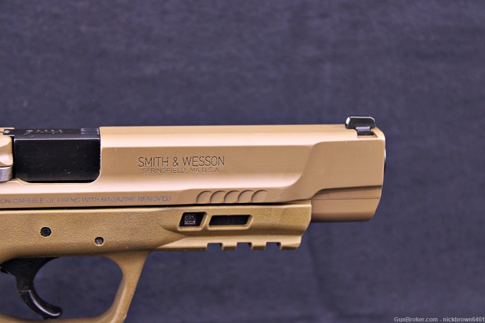 SMITH & WESSON M&P 2.0 9MM 5" FDE MANUAL SAFETY FULL SIZE S&W MP 2 MAGS-img-9