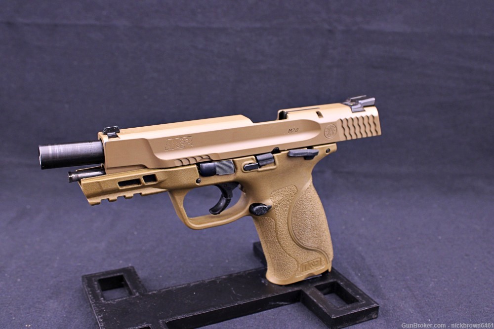 SMITH & WESSON M&P 2.0 9MM 5" FDE MANUAL SAFETY FULL SIZE S&W MP 2 MAGS-img-20