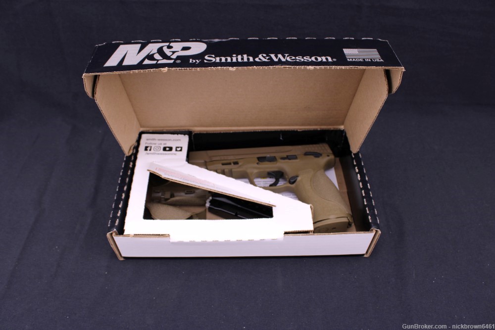 SMITH & WESSON M&P 2.0 9MM 5" FDE MANUAL SAFETY FULL SIZE S&W MP 2 MAGS-img-30
