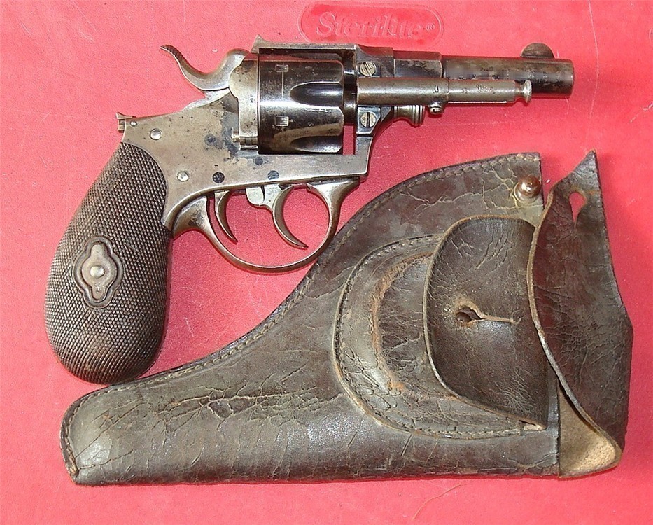 German Baby Reichsrevolver - double (2)  trigger with holster-img-1