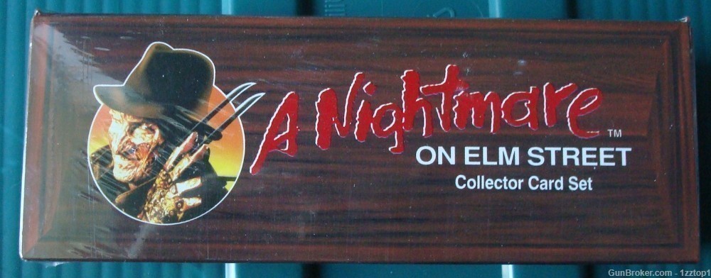 A Nightmare On Elm Street Collector Card Coffin Set FACTORY SEALED  1991 I-img-0